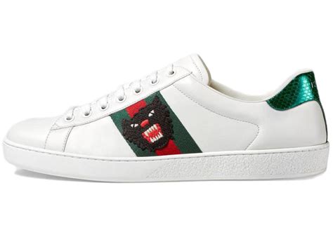 gucci sneacker con pantera|Buy Gucci Ace Embroidered 'Panther' .